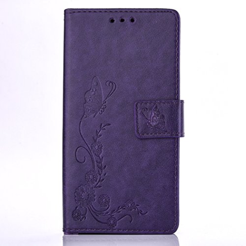 Moto G4 Coque, Cozy Hut Fleur de papillon Motif...