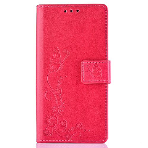 Lumia 650 Coque, Cozy Hut Fleur de papillon Mot...