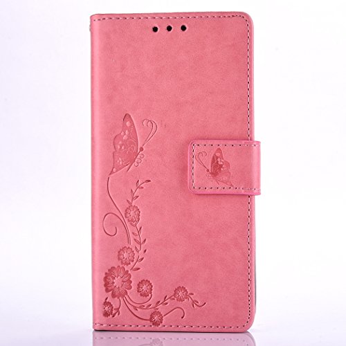 LG K4 Coque, Cozy Hut Fleur de papillon Motif H...