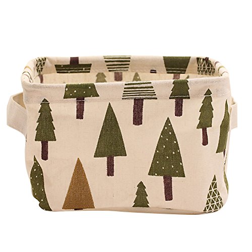 Boîte de rangement organisateur en tissu décora...