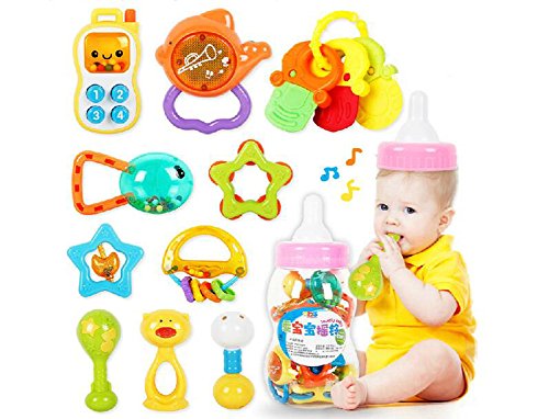 Hosaire 13pcs/lot mignon hochet bébé en plastique jeu éducatif pour bébé code EAN B01LL10GNW 