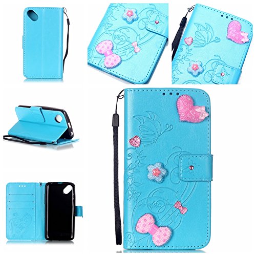 Diamond pu cuir case etui - multi-function ferm...