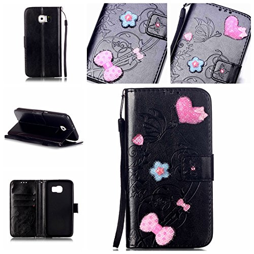 Coque Etui pour Galaxy S6,Galaxy S6 Cuir Portef...