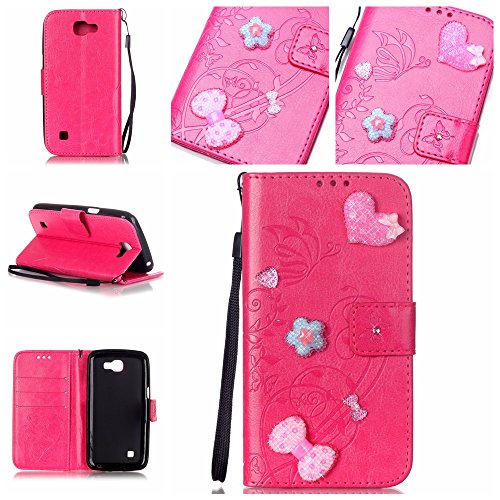 Coque Etui pour LG K4,LG K4 Lanyard Strap Coque...