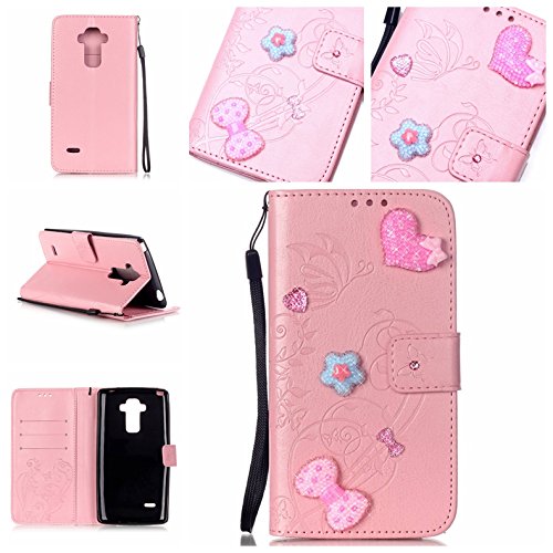 Diamond pu cuir case etui - multi-function ferm...