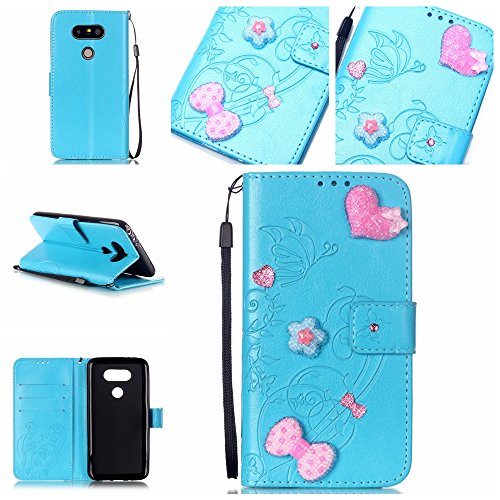 Coque pour lg g5,housse en cuir pour lg g5,impr...