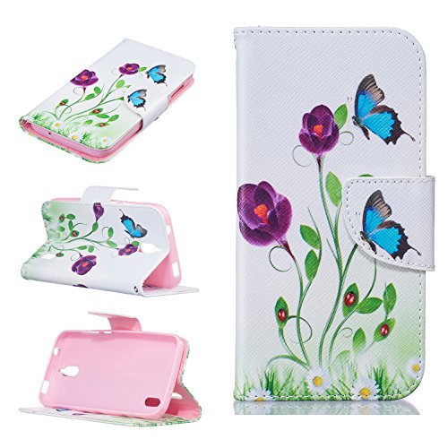 Huawei y625 pu cuir portefeuille longe coque si...