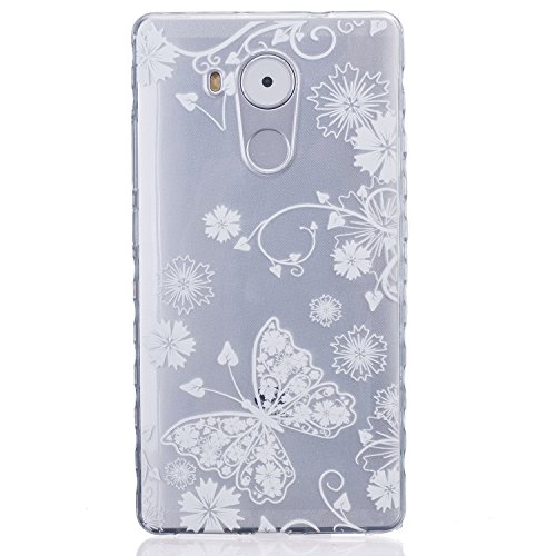 Etui Mate 8, Coque Mate 8, Cozy Hut® noeud chinois Pattern Etui Housse Téléphone Couverture de doux Plastique Coque pour Huawei Mate 8 - Noir noeud chinois B01LPMFYOS Cozy Hut