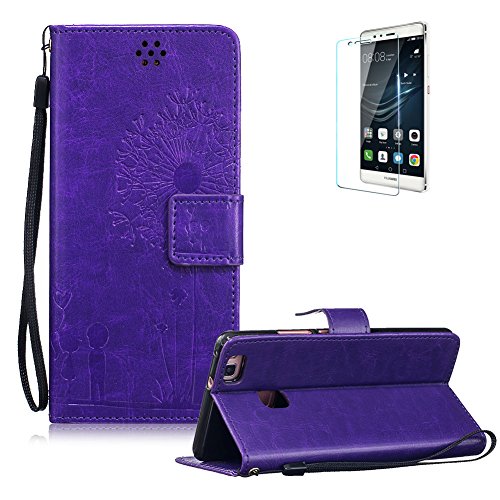 Huawei P9 Lite Portefeuille Magnétique Flip Hou...