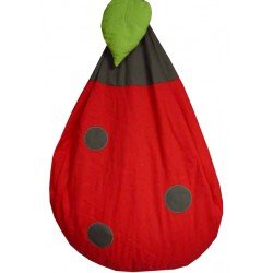 Pouf Poire Enfant rouge Coccinelle pas cher FAB...