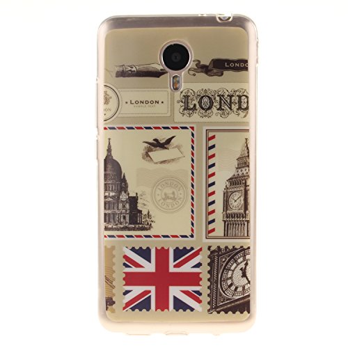 Cozy Hut Coque pour MeiLan M1, Etui pour MeiLan M1,Cozy Hut® Transparente Ultra Mince Souple TPU Silicone Avec Blanc Dessin Etui Housse de Protection Coque Étui Case Cover pour MEIZU MeiLan M1 - Housse Etui Protection Full Silicone Souple Ultra Mince Fine Slim, TPU avec Absorption de Choc, Etui Silicone Transparente, Très Légère / Ajustement Parfait / Coque pour MEIZU MeiLan M1 - enveloppes Londres code EAN B01LW1VMOR 