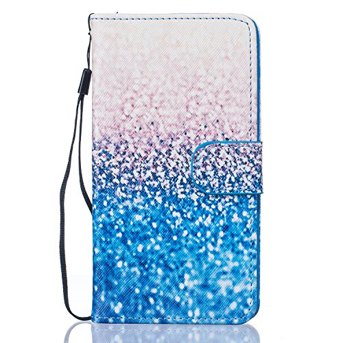 Coque Galaxy A5 (2016), Galaxy A5 (2016) Etui Cuir - Etui à Rabat Fonction Portefeuille de Carte Slots Support Bouton Magnétique Case Housse Cover Coque Samsung Galaxy A5 (2016) A510,Cozy Hut Etui Housse Pochette de Protection en Cuir pour Samsung Galaxy A5 (2016) A510, Style Portefeuille avec Rangements Cartes, à Fermeture Magnétique, avec Stand - sable bleu B01LW2NOT7 Cozy Hut