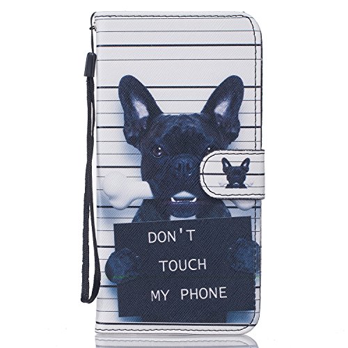 Cozy Hut Coque iPhone 6 Plus, iPhone 6S Plus Etui Cuir - Etui à Rabat Fonction Portefeuille de Carte Slots Support Bouton Magnétique Case Housse Cover Coque iPhone 6 Plus / 6S Plus (5,5 Zoll),Cozy Hut Etui Housse Pochette de Protection en Cuir pour iPhone 6 Plus / 6S Plus (5,5 Zoll), Style Portefeuille avec Rangements Cartes, à Fermeture Magnétique, avec Stand - black Dog code EAN B01LW6HQKB 