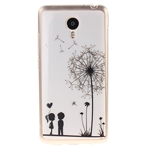 Cozy Hut Coque pour MeiLan M1, Etui pour MeiLan M1,Cozy Hut® Transparente Ultra Mince Souple TPU Silicone Avec Blanc Dessin Etui Housse de Protection Coque Étui Case Cover pour MEIZU MeiLan M1 - Housse Etui Protection Full Silicone Souple Ultra Mince Fine Slim, TPU avec Absorption de Choc, Etui Silicone Transparente, Très Légère / Ajustement Parfait / Coque pour MEIZU MeiLan M1 - Dandelion Couple code EAN B01LW704W0 
