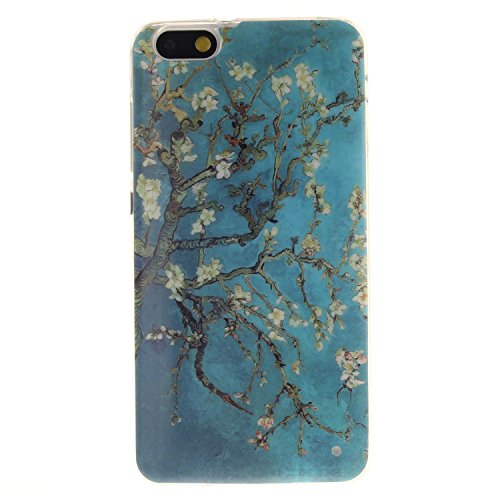 Cozy Hut Coque pour Honor 4X, Etui pour Honor 4X,Cozy Hut® Transparente Ultra Mince Souple TPU Silicone Avec Blanc Dessin Etui Housse de Protection Coque Étui Case Cover pour Huawei Honor 4X - Housse Etui Protection Full Silicone Souple Ultra Mince Fine Slim, TPU avec Absorption de Choc, Etui Silicone Transparente, Très Légère / Ajustement Parfait / Coque pour Huawei Honor 4X - Arbre d'amande code EAN B01LW9CU43 