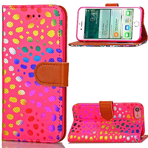 Coque pour iphone 7 (4,7 zoll),housse en cuir p...