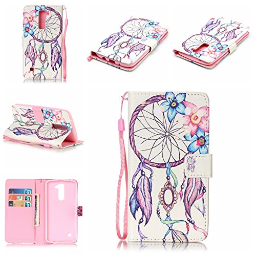 Coque pour lg k7,housse en cuir pour lg k7,impr...