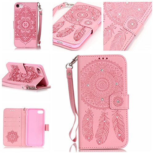 Coque pour iphone 7 (4,7 zoll),housse en cuir p...