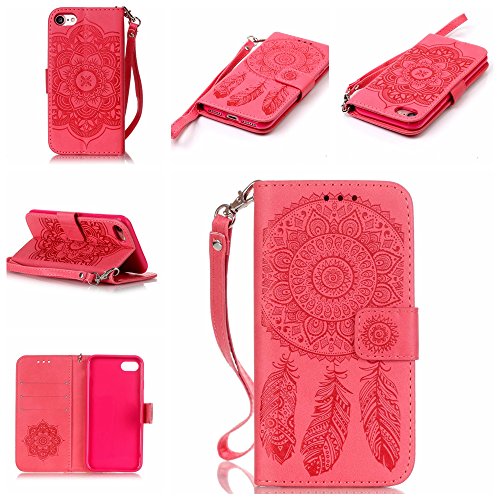 Coque pour iphone 7 (4,7 zoll),housse en cuir p...