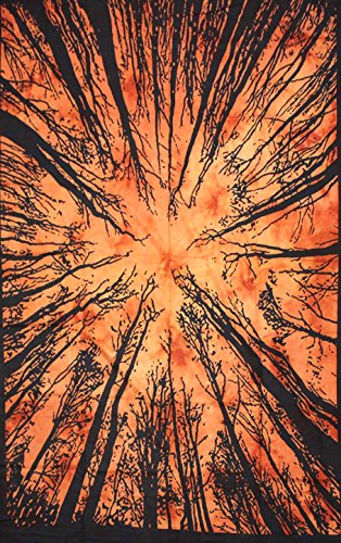 Coton indien mur tapisserie boho Affiche Taille Décor couvre-lit Couvre-lit B01LXBZHB4 Healing Crystals India