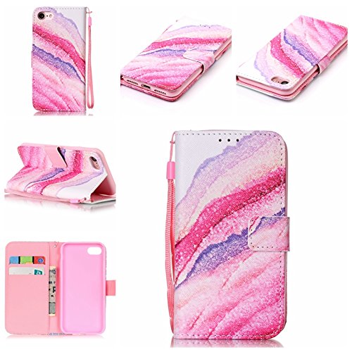 Coque pour iphone 7 (4,7 zoll),housse en cuir p...