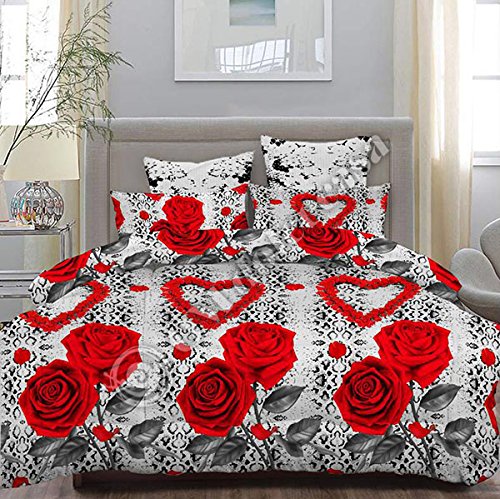 Housse de couette pour lit 1 place double face