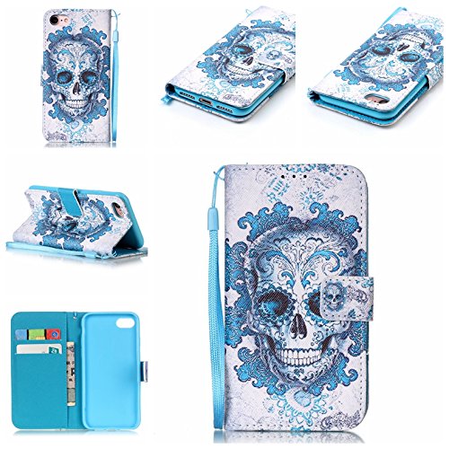 Coque pour iphone 7 (4,7 zoll),housse en cuir p...