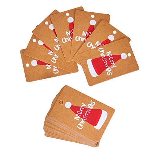 HOUSWEETY 50 Etiquette Tags Labels Vintage Retr...