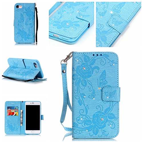 Coque pour iphone 7 (4,7 zoll),housse en cuir p...