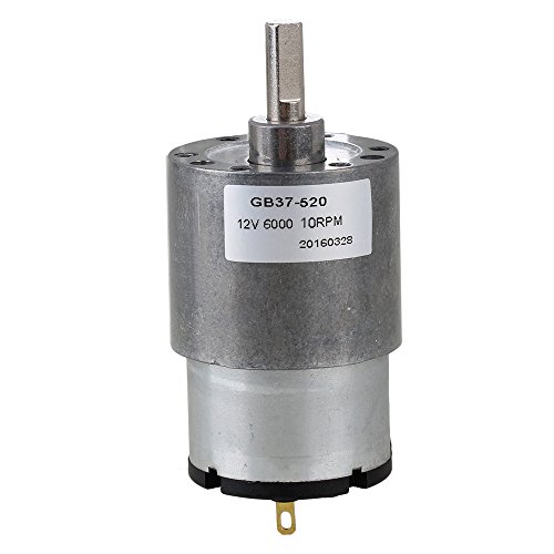 bqlzr DC 12 V 37 mm Mini Metal Gear Réducteur m...