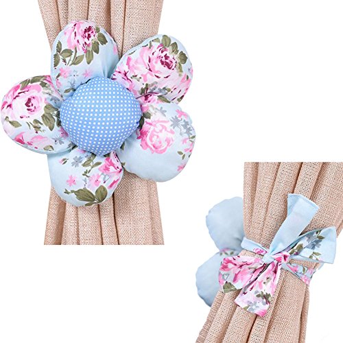 2PCS Rideau Tie Backs Retenues rideaux Rideau S...