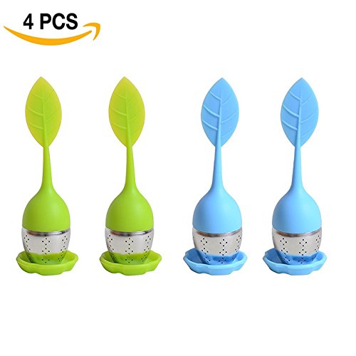 Inoxydable infuseur à thé avec couvercle passoi...