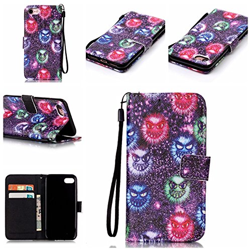 Coque pour iphone 7 (4,7 zoll),housse en cuir p...