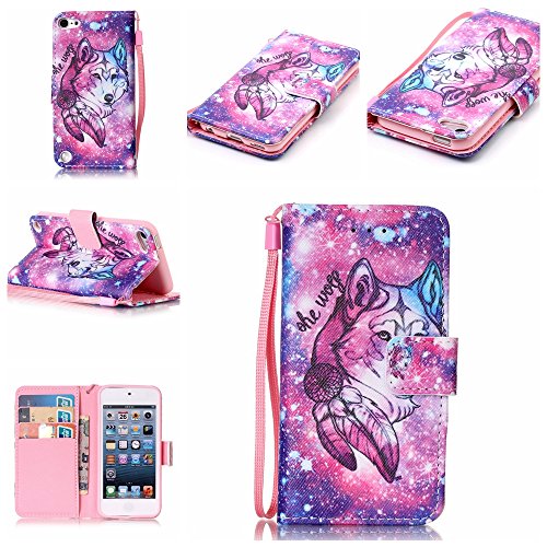 Coque pour apple ipod touch 5/6,housse en cuir ...