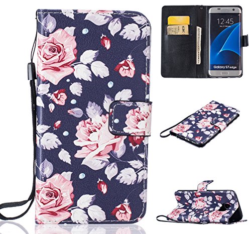 Coque pour samsung galaxy s7 edge,housse en cui...