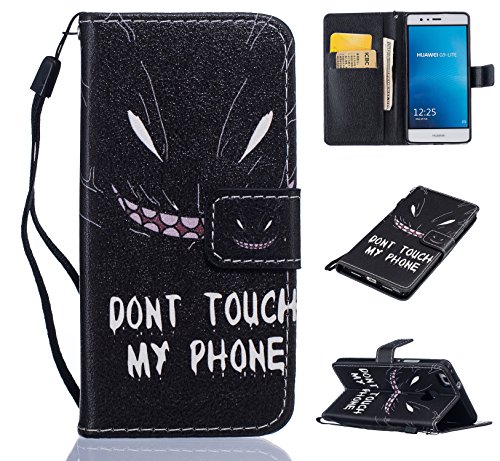 Coque pour huawei p9 lite,housse en cuir pour h...