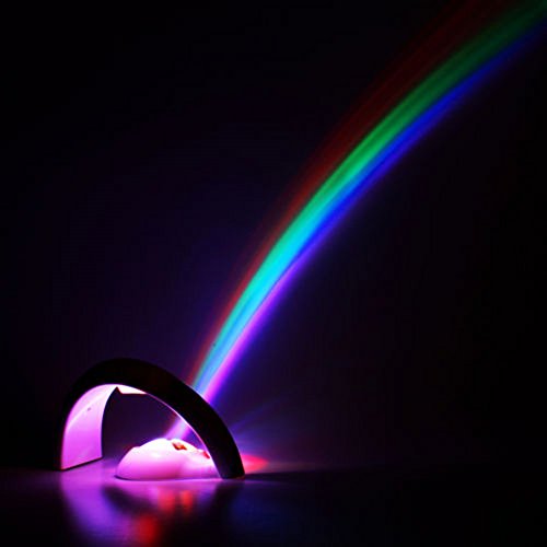 Led projecteur arc-en-ciel lampe veilleuse pour...