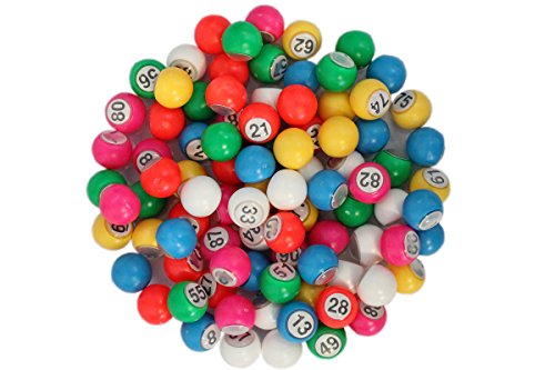Jeu de 90 boules 18mm - loto /bingo