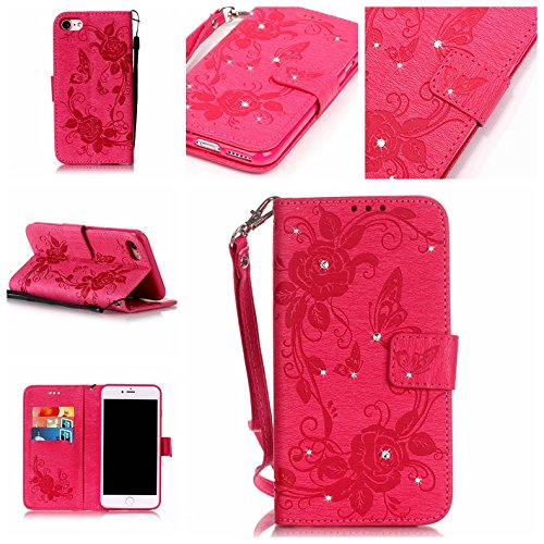 Coque pour iphone 7 (4,7 zoll),housse en cuir p...