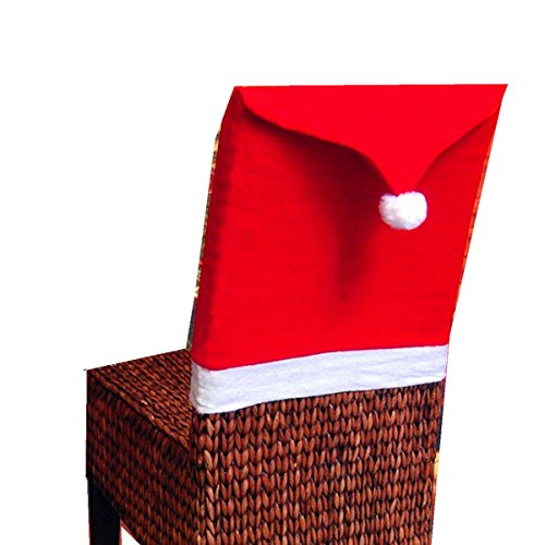 Lot de 4 housses dossier de la chaise bonnet du...