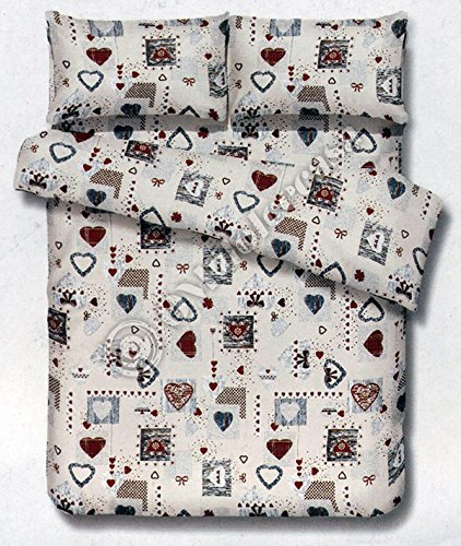 Housse de couette 1 place et demie microfibre i...