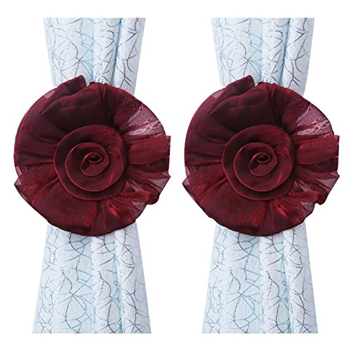 2PCS Rideau Tie Backs Retenues rideaux Rideau S...