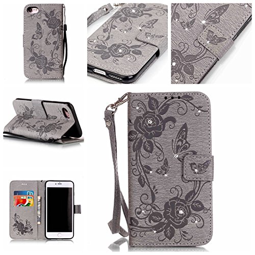 Coque pour iphone 7 (4,7 zoll),housse en cuir p...