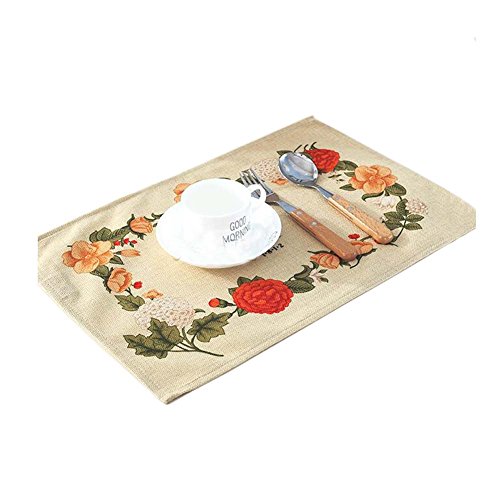 2 Pcs Lavable Isolation thermique Napperon Pour...