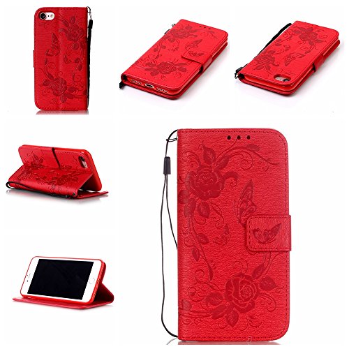 Coque pour iphone 7 (4,7 zoll),housse en cuir p...