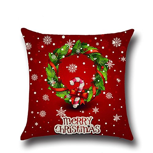 Lianle®45*45CM Housse de Coussin Déco Imprimé l...