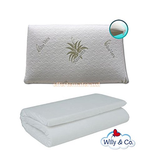 Matelas Willy & Co Camping + coussin à mémoire ...