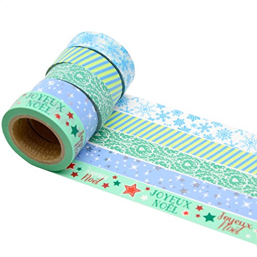 K-LIMIT 5 Set Washi Tape rouleaux de ruban adhé...