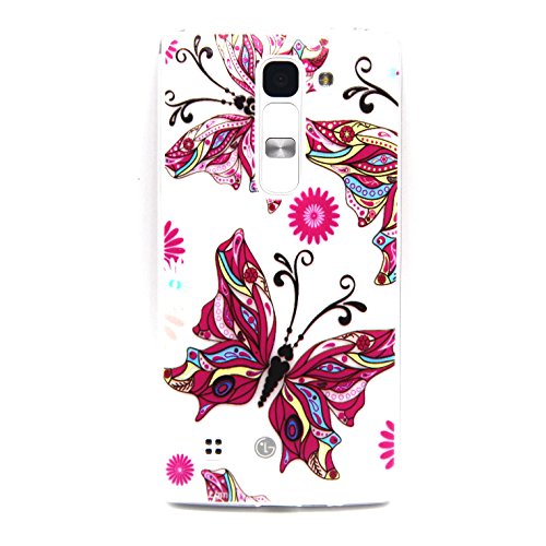 BONROY Coque pour lg magna c90 h502,housse en cuir pour lg magna c90 h502,imprimé étui en cuir pu cuir flip magnétique portefeuille etui housse de protection coque étui case cover avec stand support avec des cartes de crédit slot et fonction support pour lg magna c90 h502 code EAN B01M312RL5 