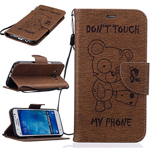 Samsung J5 Coque Lanyard Dragonne Portefeuille ...